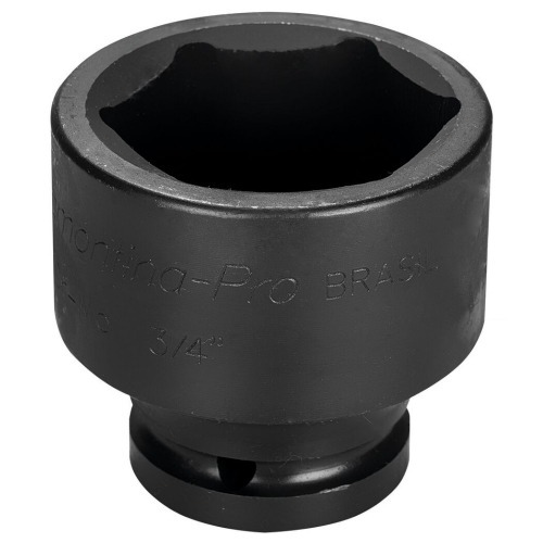 Soquete sextavado de impacto 33 mm encaixe 3/4