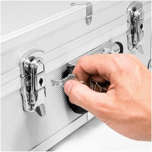 Maleta para ferramentas profissional prata 455 x 330 x 152 mm - MFV455