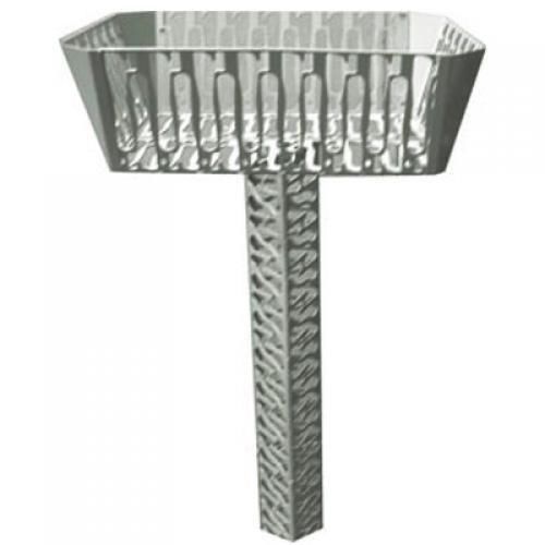 Lixeira de ferro para chumbar no cho