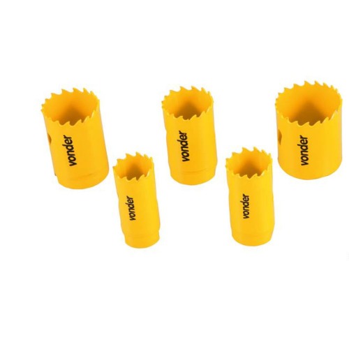 Jogo de serra copo bimetal 22 à 38 mm com 7 peças - SCV 40 Jogo de serra copo bimetal 22 à 38 mm com 7 peças - SCV 40