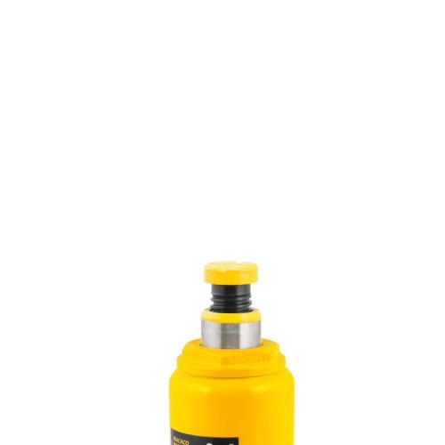 Macaco hidrulico tipo garrafa capacidade de 5 toneladas amarelo