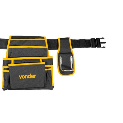 Cinto porta ferramentas em lona com 18 bolsos - CM 012 Cinto porta ferramentas em lona com 18 bolsos - CM 012