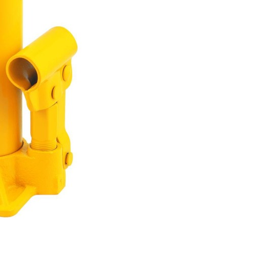 Macaco hidrulico tipo garrafa capacidade de 3 toneladas amarelo
