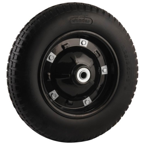 Roda completa com pneu maciço 3/4 Roda completa com pneu maciço 3/4