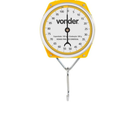 Balan�a anal�gica port�til tipo gancho capacidade de at� 100 kg