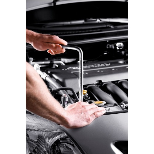 Chave biela 18 mm aço cromo vanádio com cartela Chave biela 18 mm aço cromo vanádio com cartela