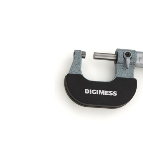 Micrmetro externo de ao forjado capacidade de  0 - 25 mm exatido de 0,004 mm