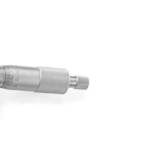 Micrômetro externo de ferro fundido capacidade de 0 - 25 mm exatidão de 0,004 mm
