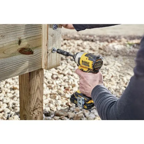 Parafusadeira de impacto 1 4 a bateria 20V Brushless com 2 baterias e bolsa DCF809D2 110V 220V Dewalt