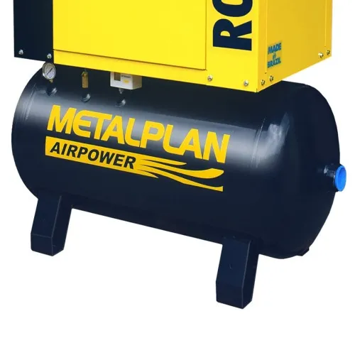 Compressor de ar de parafuso 20 hp 163 litros 9 bar 220V - Rotor Plus 20