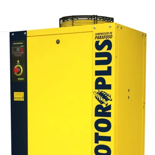 Compressor de ar de parafuso 20 hp 163 litros 9 bar 220V - Rotor Plus 20