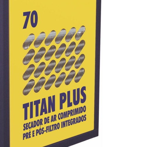 Secador de ar comprimido por refrigeração 70 pcm - Titan Plus 70 220V Secador de ar comprimido por refrigeração 70 pcm - Titan Plus 70 220V
