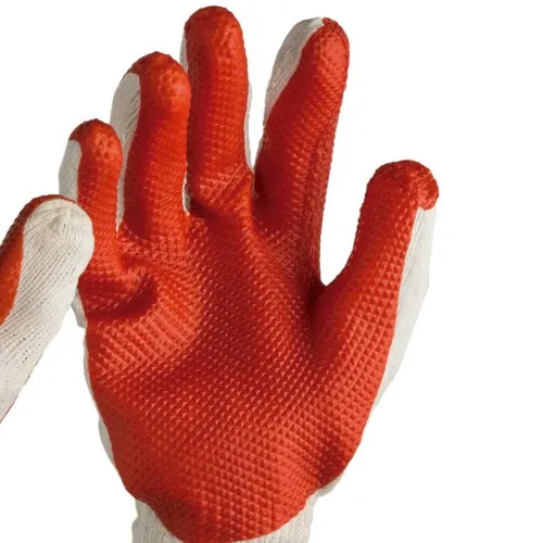 Luva de malha tricotada em algodão e poliéster revestida em látex - WK33 ULTRA RUBBER