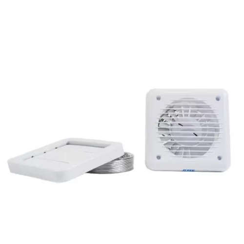 Exaustor para banheiro dimetro de 126 mm com grade e duto - KIT ITC 125  110V