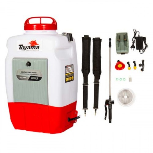 Pulverizador costal agrcola a bateria 12V 16 litros - TEBS16B