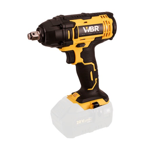 Chave de impacto a bateria 20V encaixe de 1/2