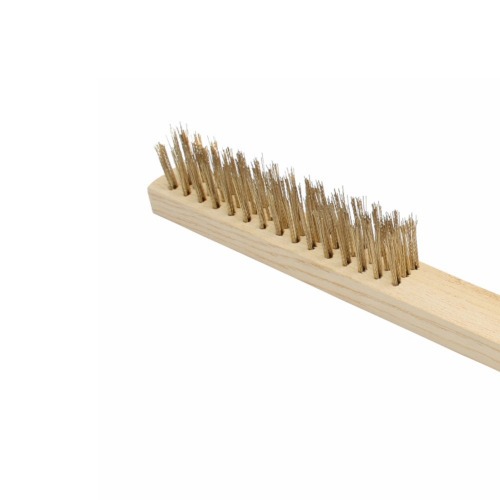 Escova de ao latonado manual com 3 fileiras