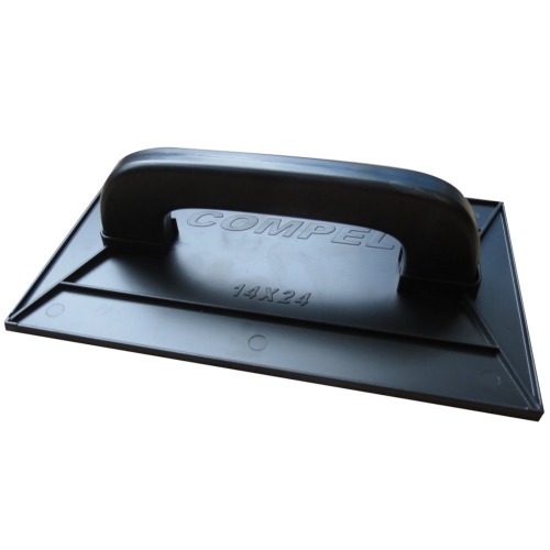 Desempenadeira plstica de base lisa 14 x 24 cm