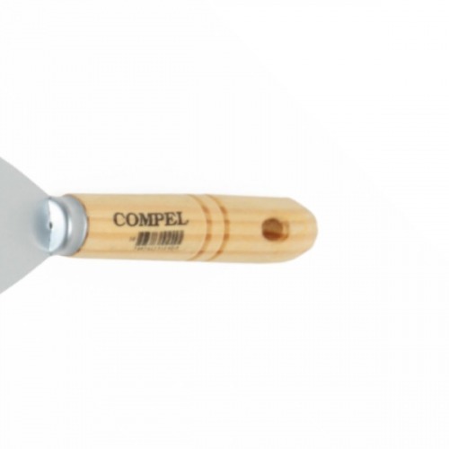 Espátula em aço temperado com cabo de madeira nº 10 Espátula em aço temperado com cabo de madeira nº 10