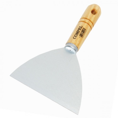 Espátula em aço temperado com cabo de madeira nº 12 Espátula em aço temperado com cabo de madeira nº 12