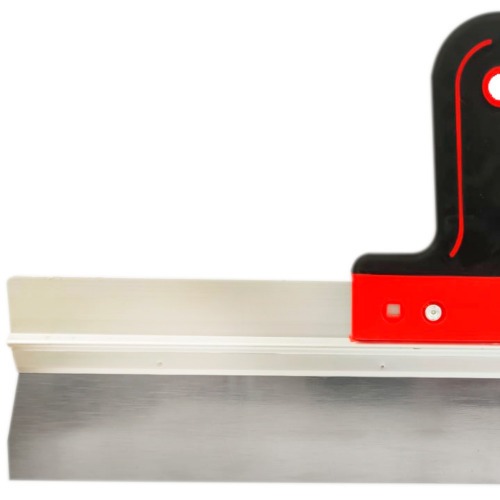 Esptula de ao inox 450 mm cabo emborrachado