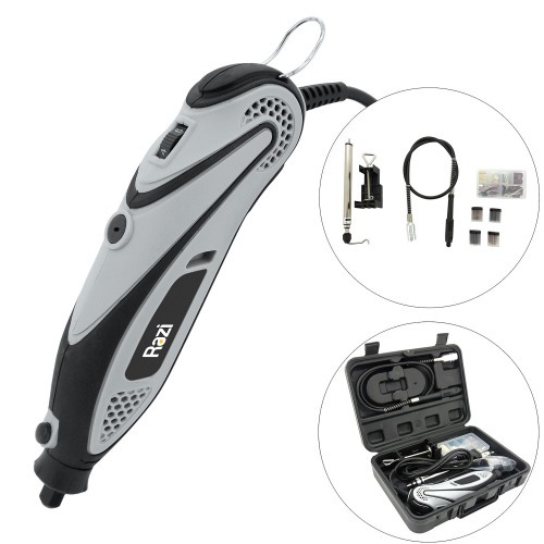 Kit micro retífica 130W com 199 acessórios 21143 - RZ-MR130 220V Kit micro retífica 130W com 199 acessórios 21143 - RZ-MR130 220V