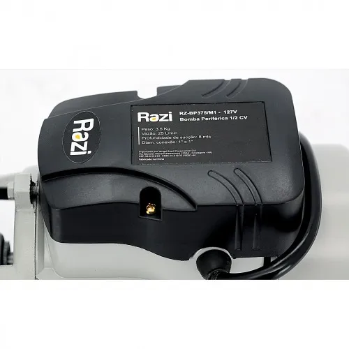 Motobomba periférica 1/2 hp monofásica 21155 - RZ-BP375  220V