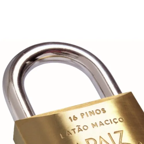 Cadeado em latão de 50 mm com chave tetra - CRT50