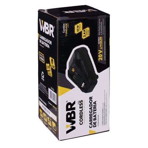 Carregador de baterias �on de l�tio 20V 2,4 Ah - 203326  110V/220V