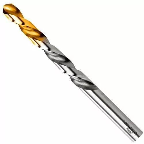 Broca de aço rápido para metal TiN 6,5 mm DIN 338 - TW100