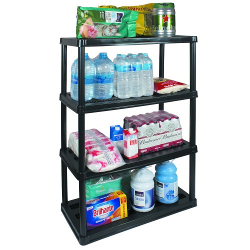 Estante plstica com 4 prateleiras - PTR13