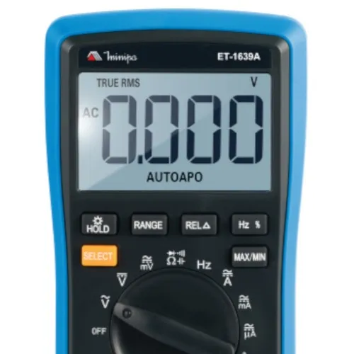 Multímetro digital portátil CAT III 600V True RMS - ET-1639A
