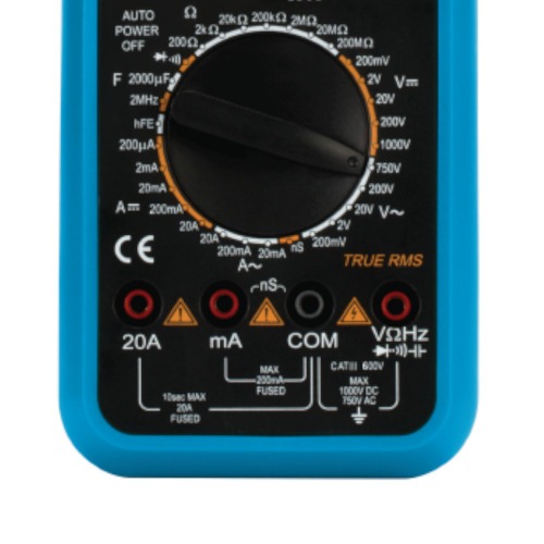 Multmetro digital porttil CAT III 600V True RMS - ET-2703A