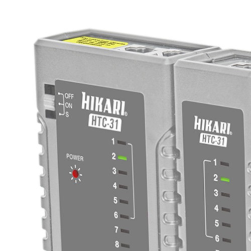 Testador de cabos de rede RJ11 e RJ45 - HTC-31 Testador de cabos de rede RJ11 e RJ45 - HTC-31
