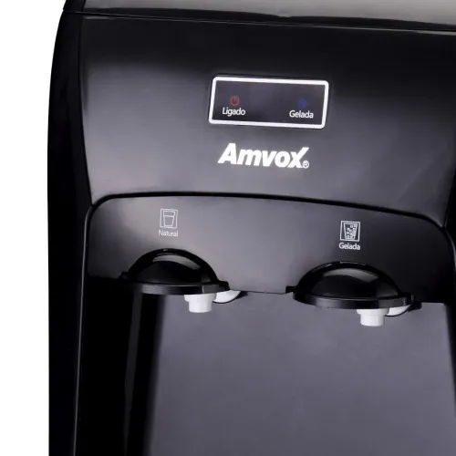 Bebedouro de mesa refrigerado eletrônico - preto - ABB 240  110V/220V