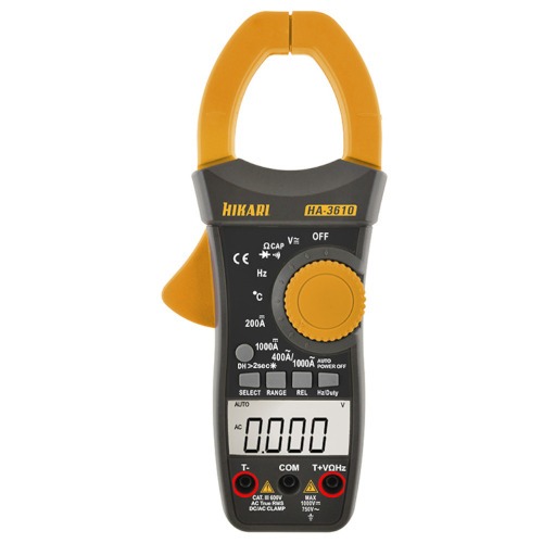Alicate amperímetro digital CAT III 600V - HA-3610 Alicate amperímetro digital CAT III 600V - HA-3610