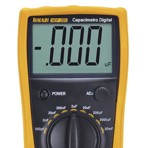 Capacmetro digital CAT II 600V - HPC-200