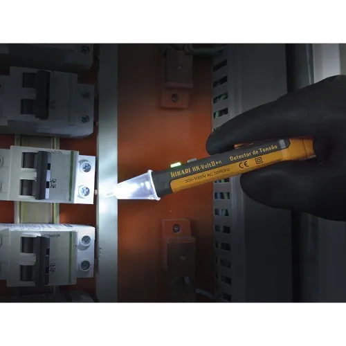 Detector de tensão CAT III 1000V - HK-Volt II