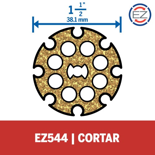 Disco de corte em madeira para micro retfica - EZ544