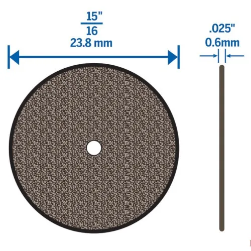Kit 36 discos de corte em metal para micro retífica - 409
