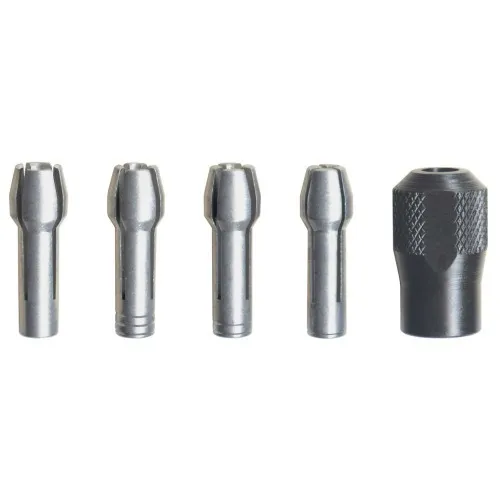 Kit com 4 pinças e 1 porca para Micro Retífica - 4485