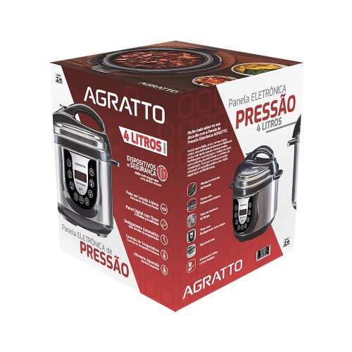 Panela de presso eltrica digital 4L 800 watts - PED  220V