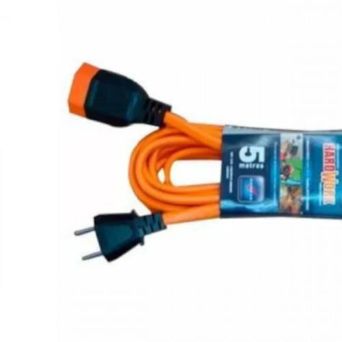 Extensão elétrica 5 metros 2 x 2,50 mm 2P 20A - HARDWORK Extensão elétrica 5 metros 2 x 2,50 mm 2P 20A - HARDWORK