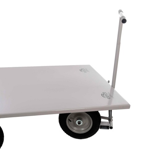 Carro plataforma com tampo em ao 600 kg - PA01050600