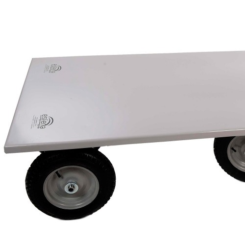 Carro plataforma com tampo em ao 600 kg - PA01050600