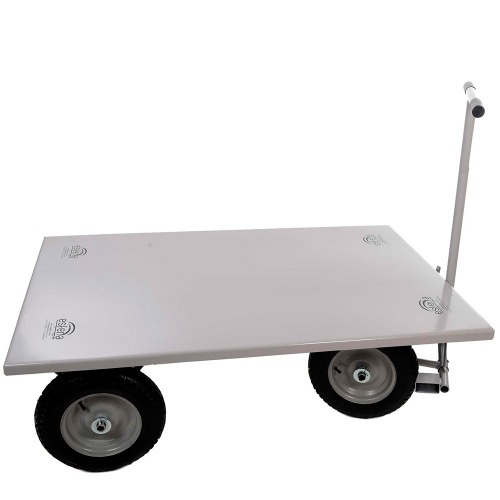 Carro plataforma com tampo em ao 600 kg - PA01050600