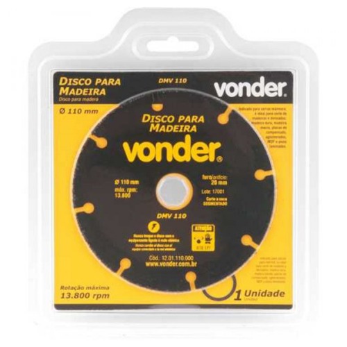 Disco de corte para madeira 110 mm Disco de corte para madeira 110 mm