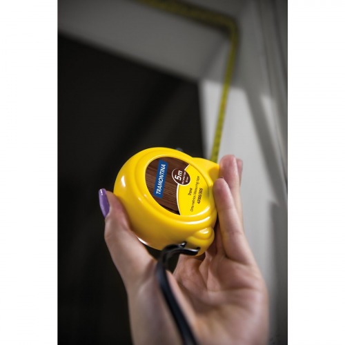 Trena com fita de aço 19 mm x 5 m com trava Trena com fita de aço 19 mm x 5 m com trava