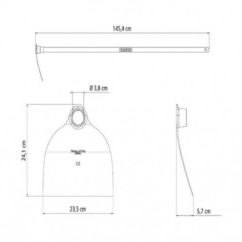 Enxada estreita tamanho 2,5 sem cabo - 77218/254