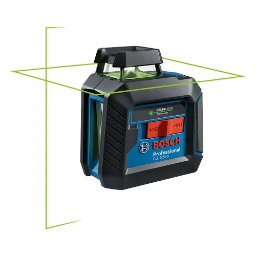 Nível a laser com 2 linhas verdes 360° alcance 10 metros - GLL 2-20 G